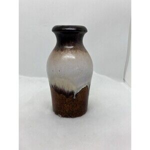 Vintage Scheurich Keramik 523-18 West German Pottery Vase 7” Drip Glaze